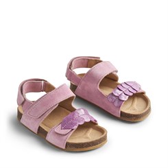 Wheat Cork Open Toe Clara sandal - Spring Lilac